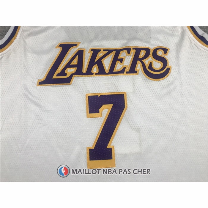 Maillot Los Angeles Lakers Carmelo Anthony NO 7 Association 2021 Blanc